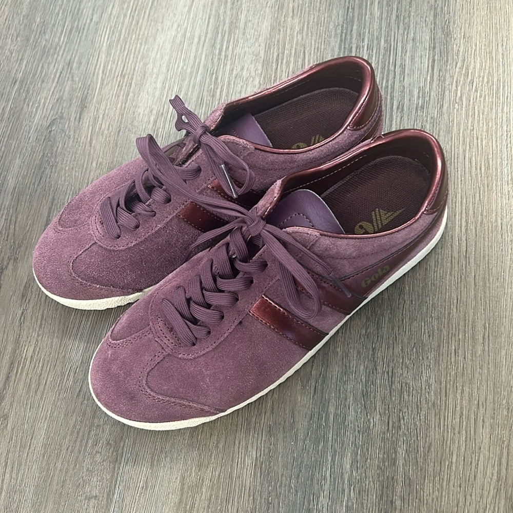 Gola Women's Plum Suede Sneakers
